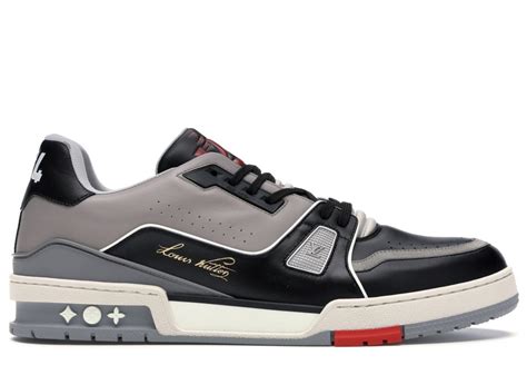 lv trainers black and grey|lv trainers louis vuitton.